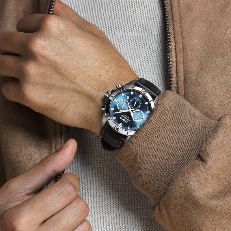Lorus Chronograph Grey/Blue Sunray RT341KX9 | Lorus Watches