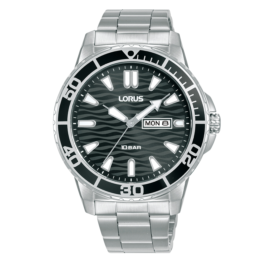 Lorus Men’s Black Dial 