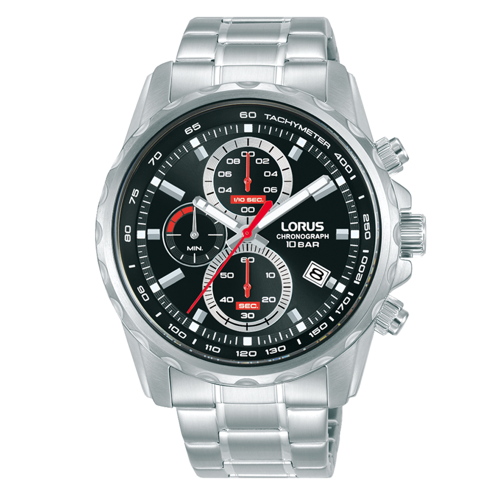 Lorus Chronograph - Red Accents