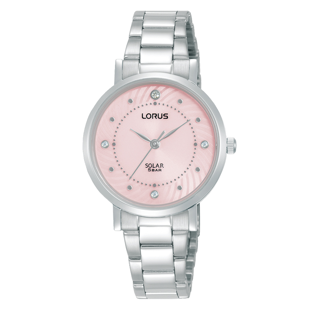 Lorus Pink Solar Watch