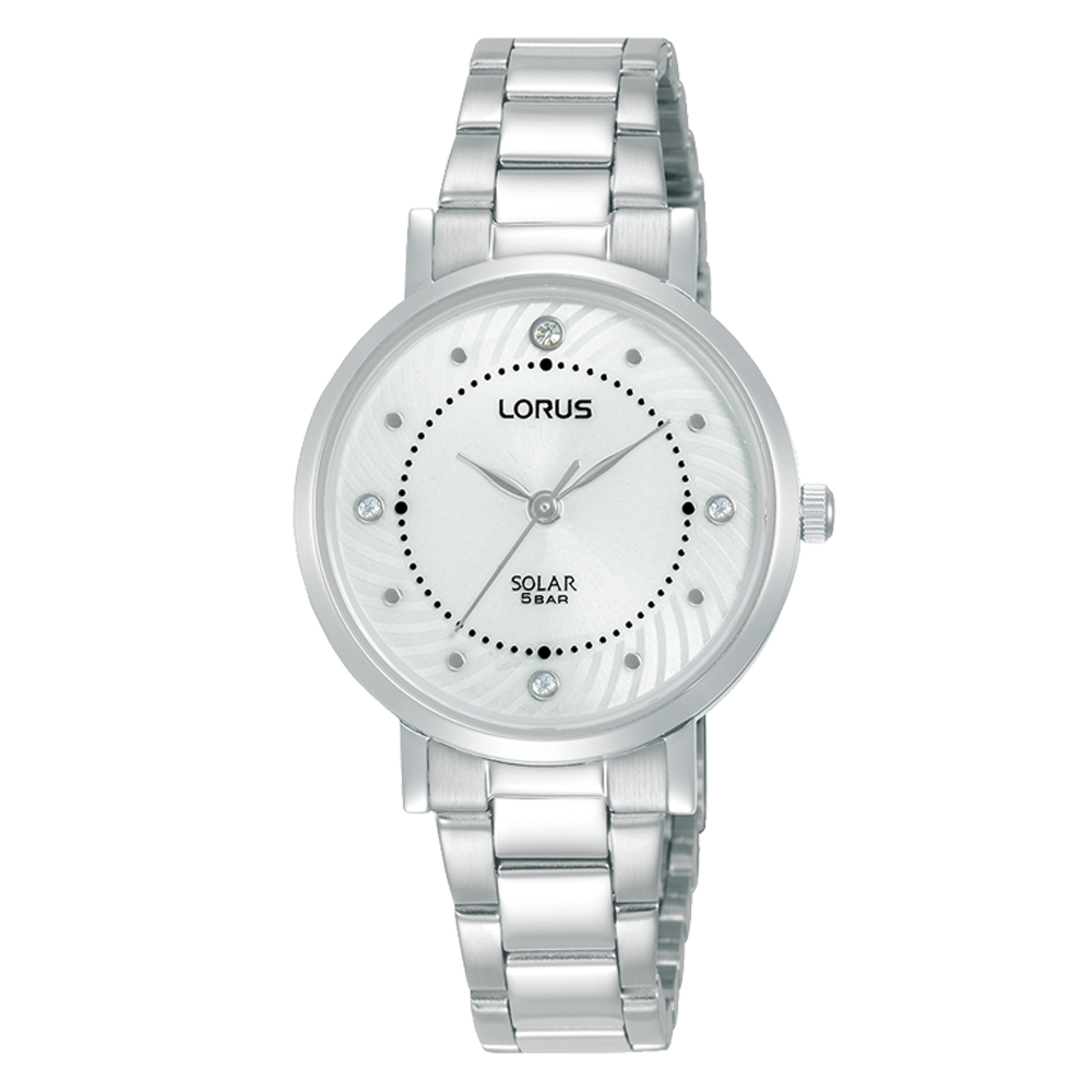 Ladies’ Silver Solar Watch