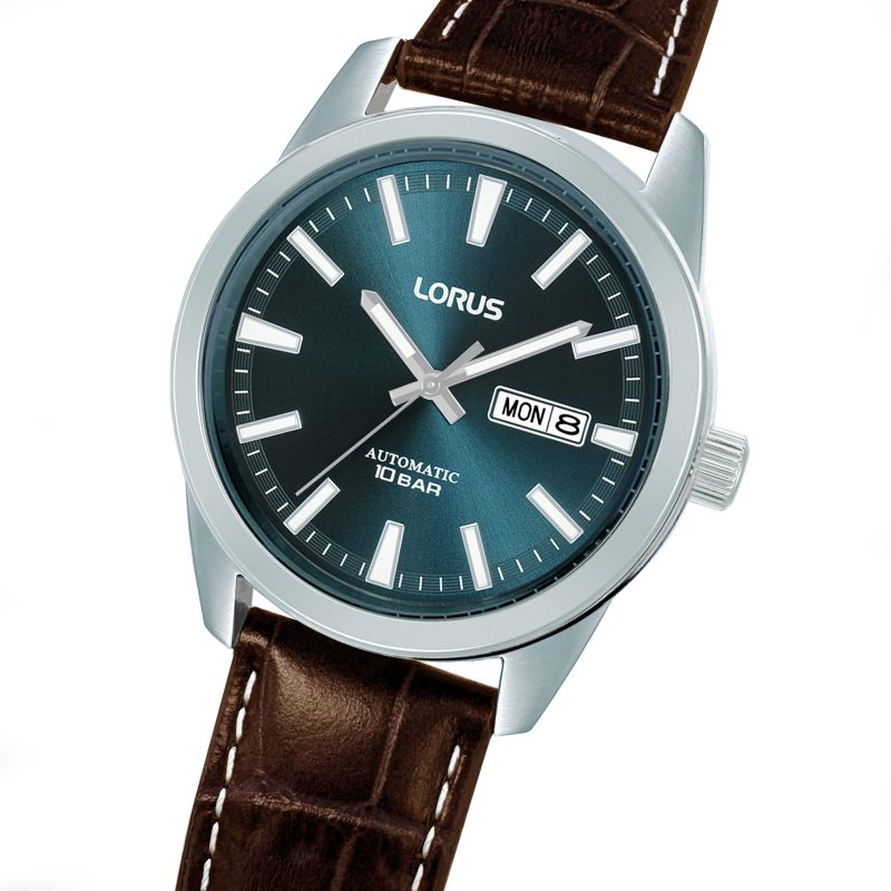 Lorus Men's Brown Leather Automatic