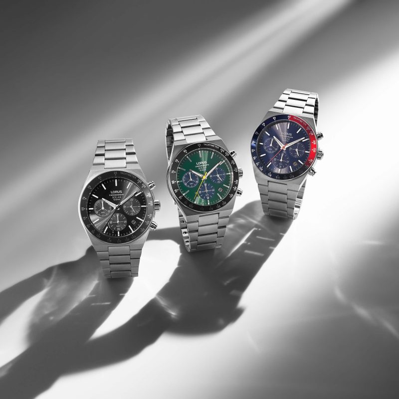Lorus Men's Solar Green Dial Chronograph RZ523AX9 | Lorus Watches