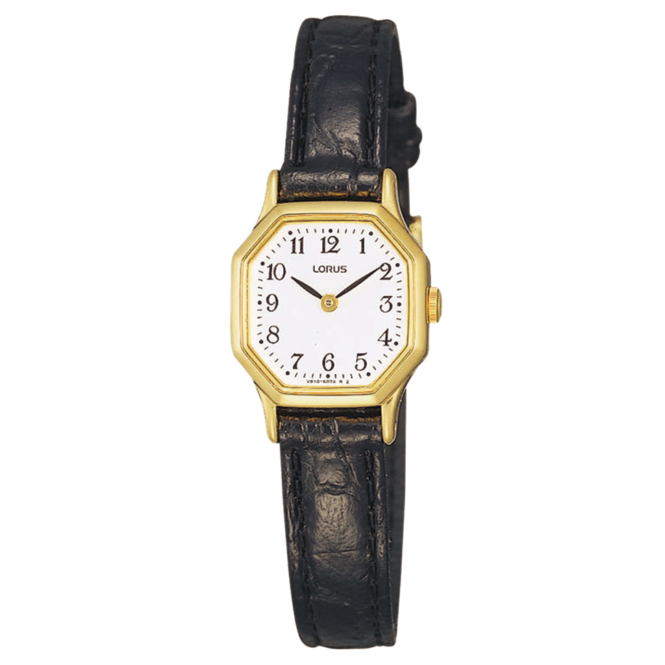 Lorus Elegant White & Gold Coloured Octagonal