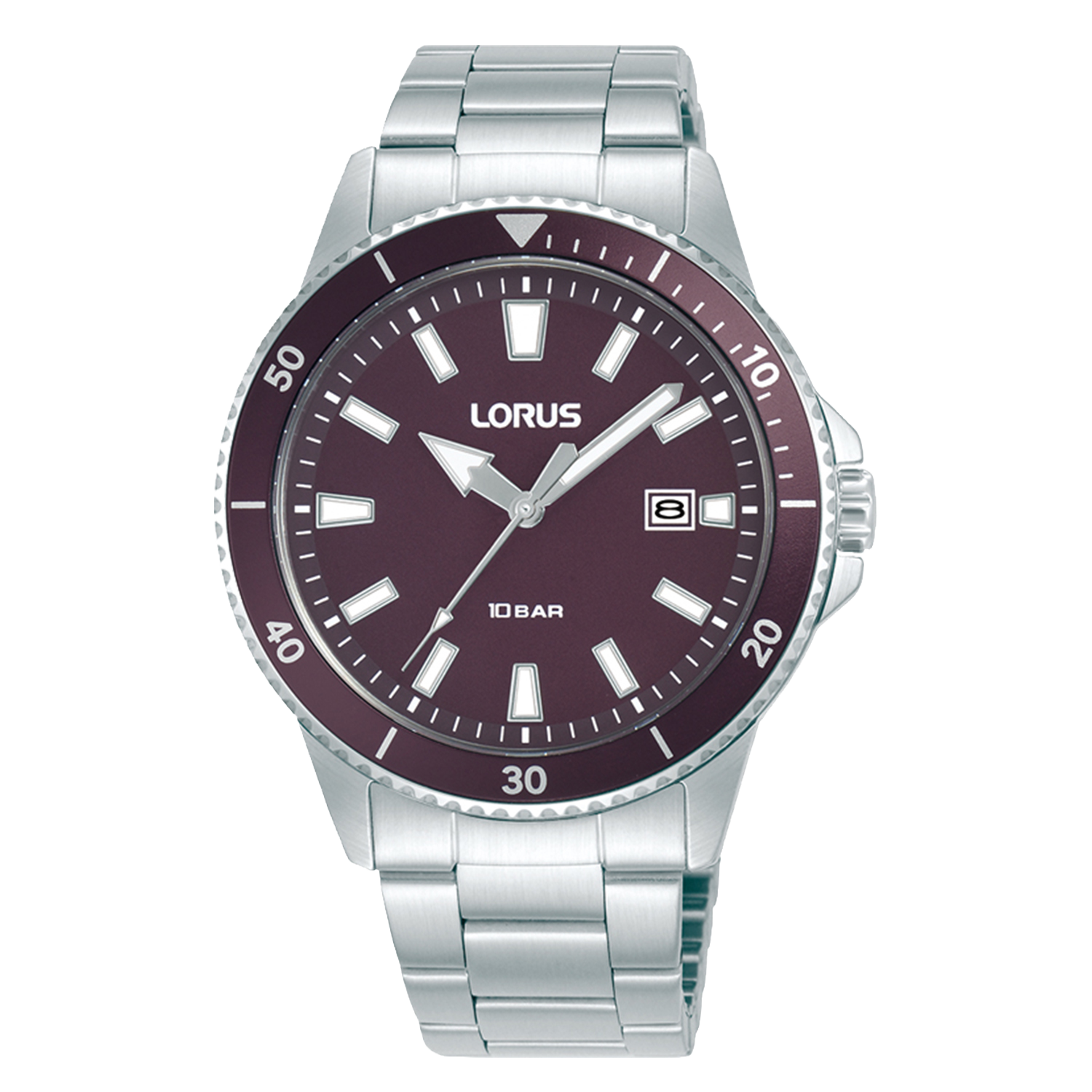Lorus Men's Maroon 'Sports Casual'