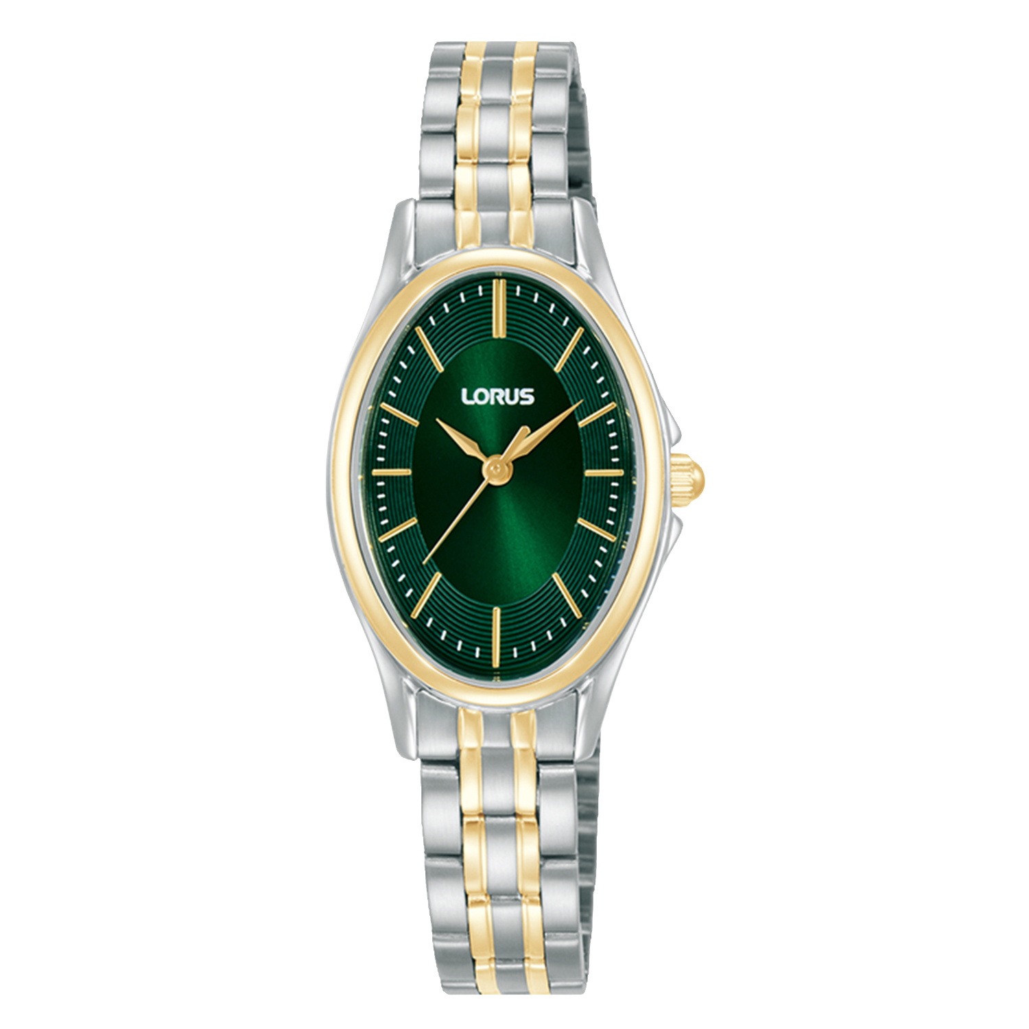 Lorus Green Dial Two Tone 'Timeless Sophistication'