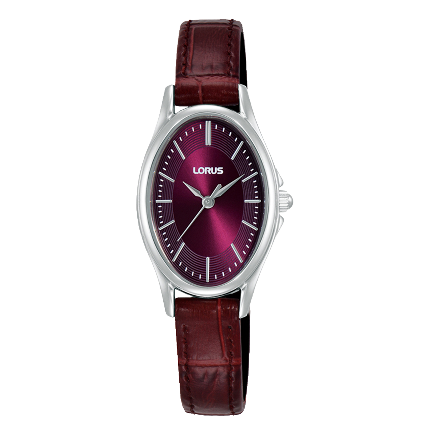 Lorus Red Dial & Leather 'Timeless Sophistication'