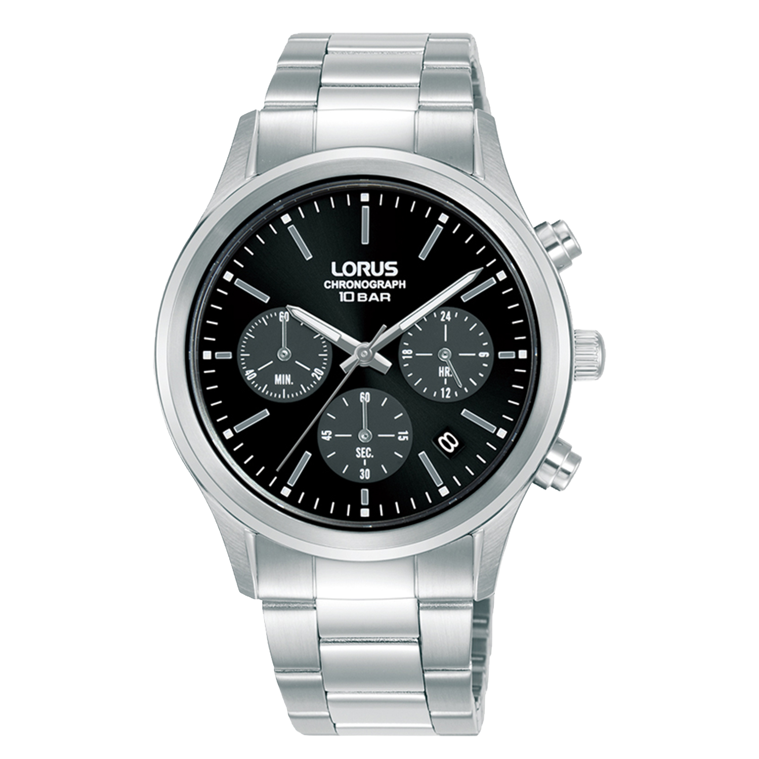 Lorus Chronograph Black & Grey