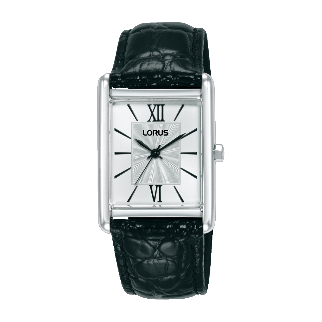 Lorus Silverwhite Tone 'Rectangular Chic'