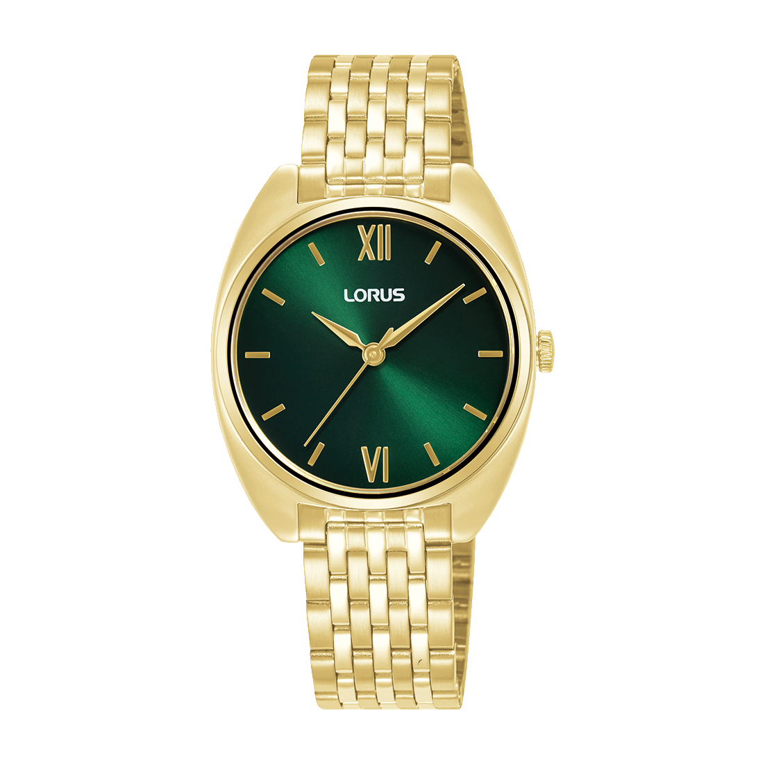 Lorus Green Gold Tone 'Modern Grace'