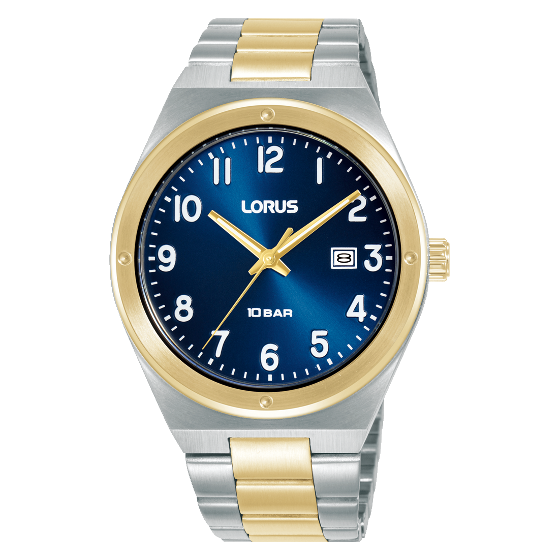 Lorus Men's Blue Dial Two Tone Classic