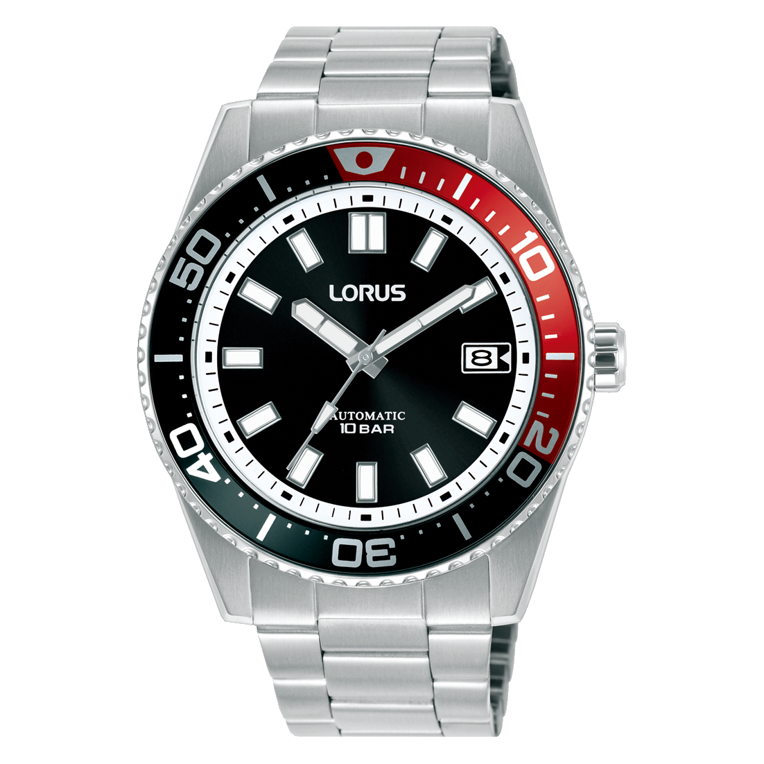 Lorus Automatic Black 'Sport Motion' Rotating Bezel